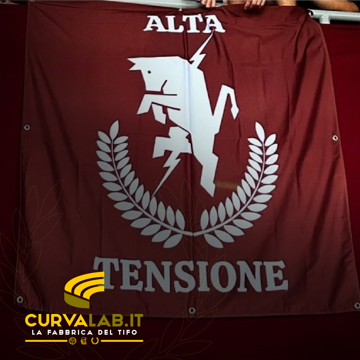 Drappo personalizzato con la tua grafica